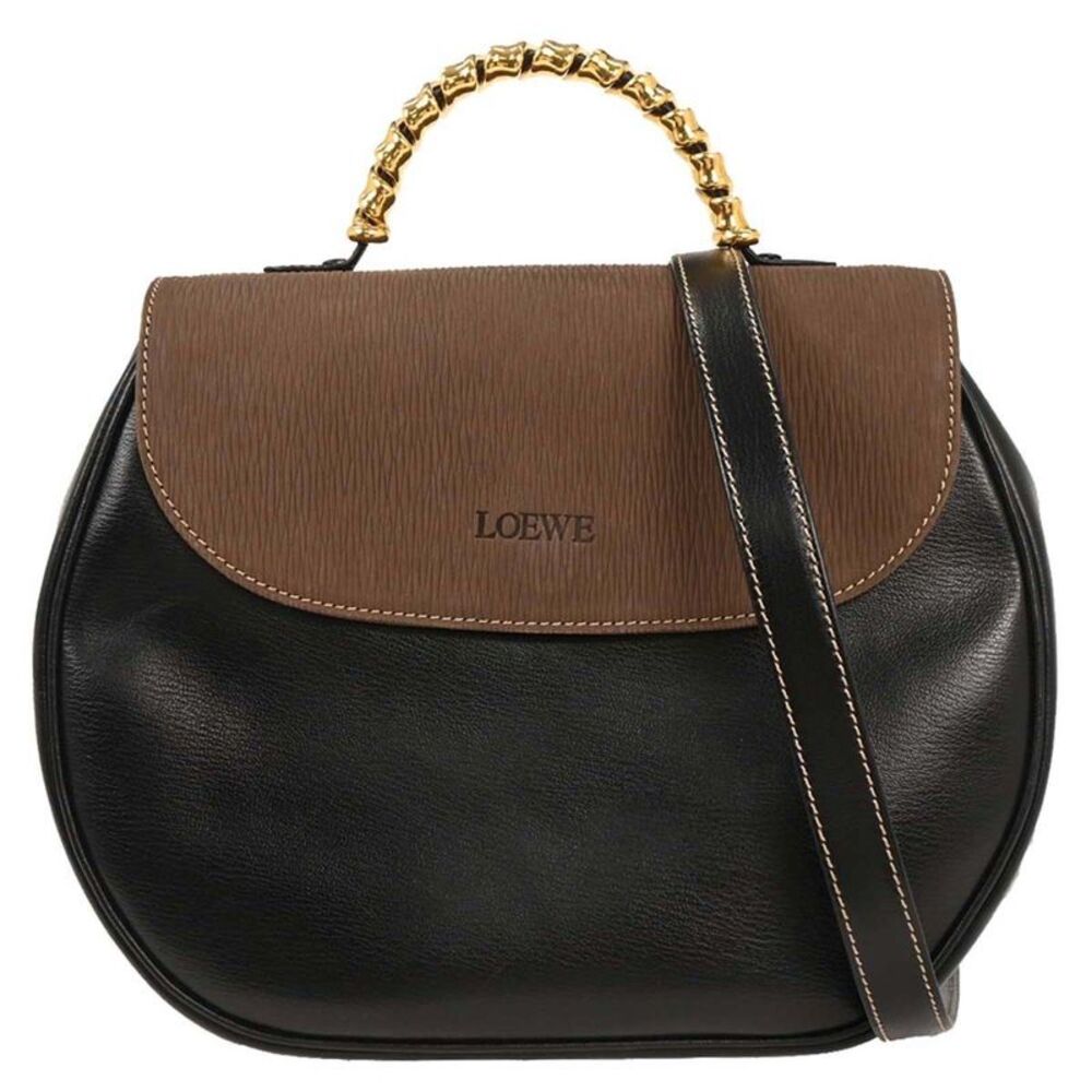 Loewe Velazquez Shoulderbag Leather Brown Leather Shoulder Bag Bag